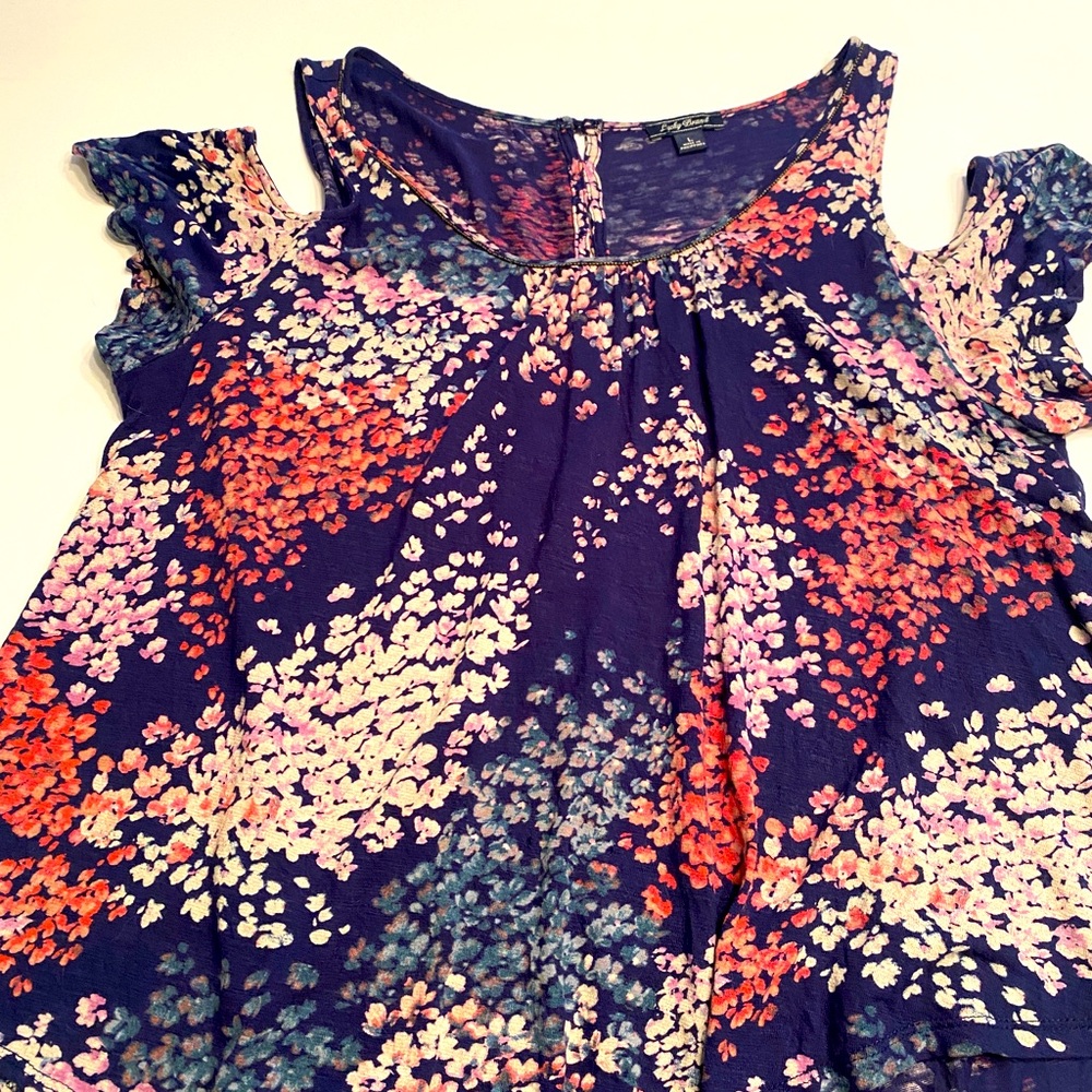 Lucky Brand Cold Shoulder Top